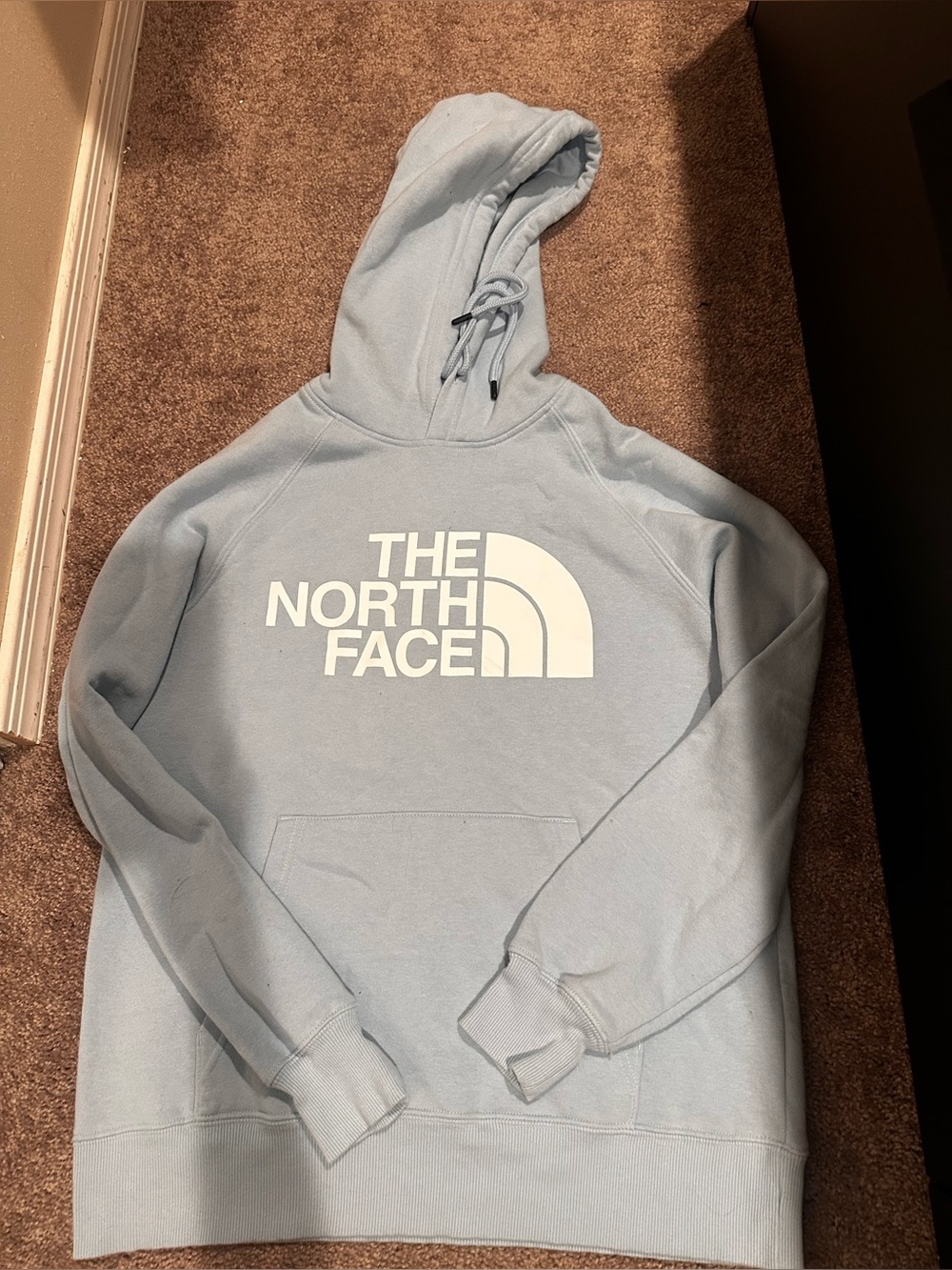 The North Face Light Blue Hoodie Size Small 0610